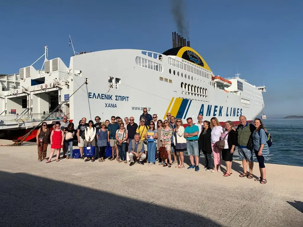 Arrivo del gruppo a Igoumenitsa