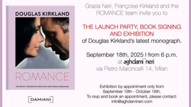 mostra e lancio del libro fotografico romance di douglas kirkland